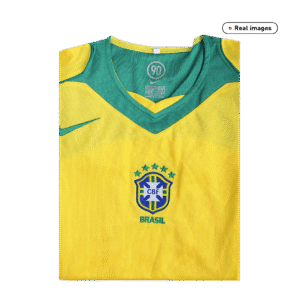 Vintage Soccer Jersey Brazil Home 2004