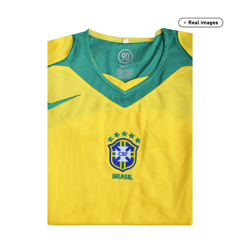 Vintage Soccer Jersey Brazil Home 2004