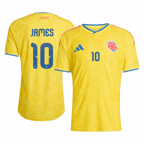 Colombia JAMES #10 Home Soccer Jersey Authentic 2026