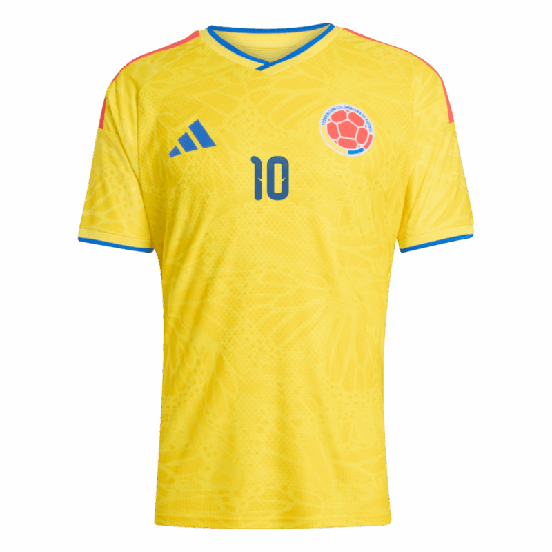 619090_2 Colombia JAMES #10 Home Soccer Jersey Authentic 2026
