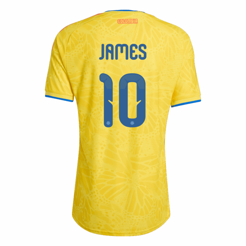 619090_3 Colombia JAMES #10 Home Soccer Jersey Authentic 2026