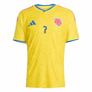 619106_2 Colombia LUIS DíAZ #7 Home Soccer Jersey Authentic 2026