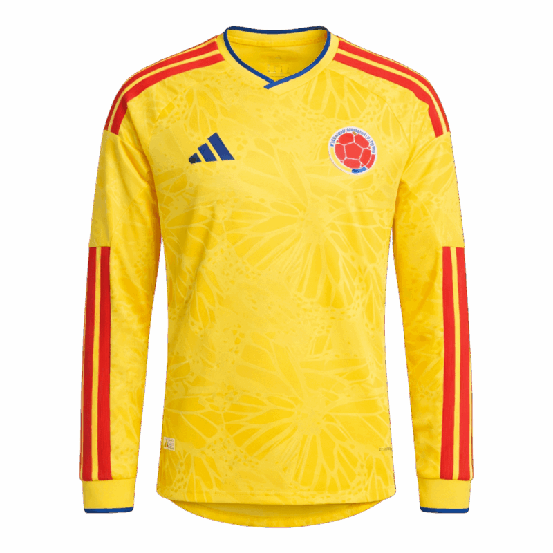 Colombia Long Sleeve Home Soccer Jersey 2026