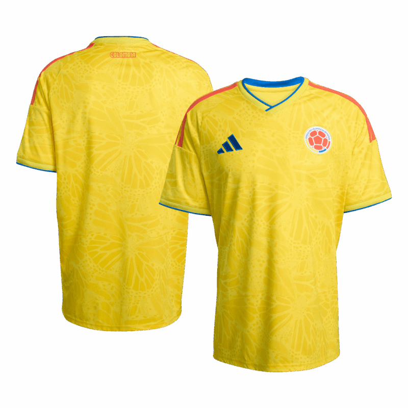 617750_3 Colombia Home Soccer Jersey World Cup 2026 Yellow