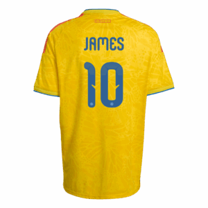 JAMES #10 Colombia Home Soccer Jersey World Cup 2026 Yellow