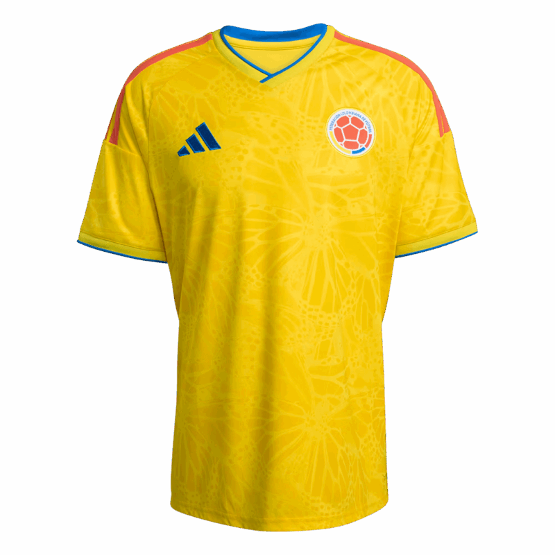 JAMES #10 Colombia Home Soccer Jersey World Cup 2026 Yellow
