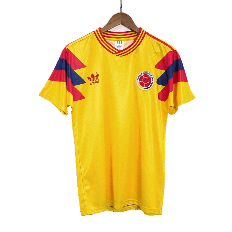 Vintage Soccer Jersey Colombia Home 1990
