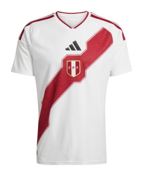 Peru Home Soccer Jersey World Cup 2026 White