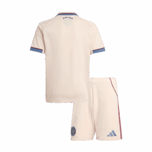 Kid's Ajax Third Away Soccer Jersey Kit 25/26 White