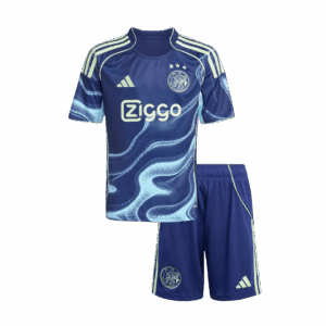 Kid's Ajax Away Soccer Jersey Kit(Jersey+Shorts) 2025/26 Navy