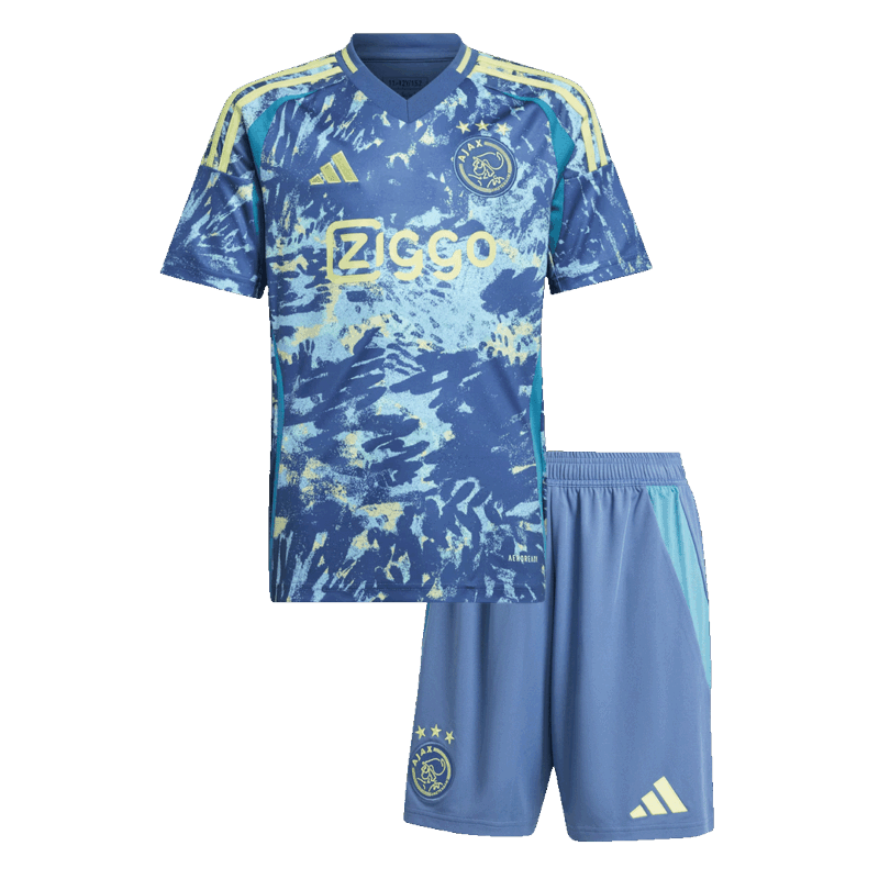 Kid's Ajax Away Soccer Jersey Kit(Jersey+Shorts) 2024/25