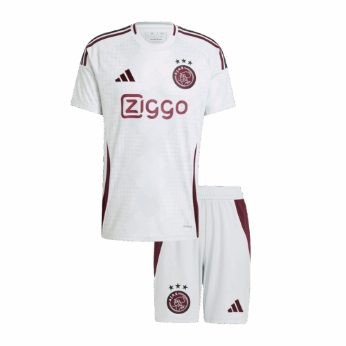 Kid's Ajax Third Away Soccer Jersey Kit(Jersey+Shorts) 2024/25