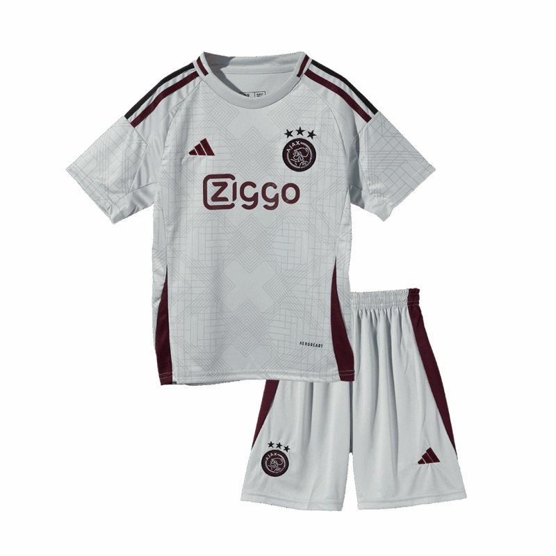 Kid's Ajax Third Away Soccer Jersey Kit(Jersey+Shorts) 2024/25