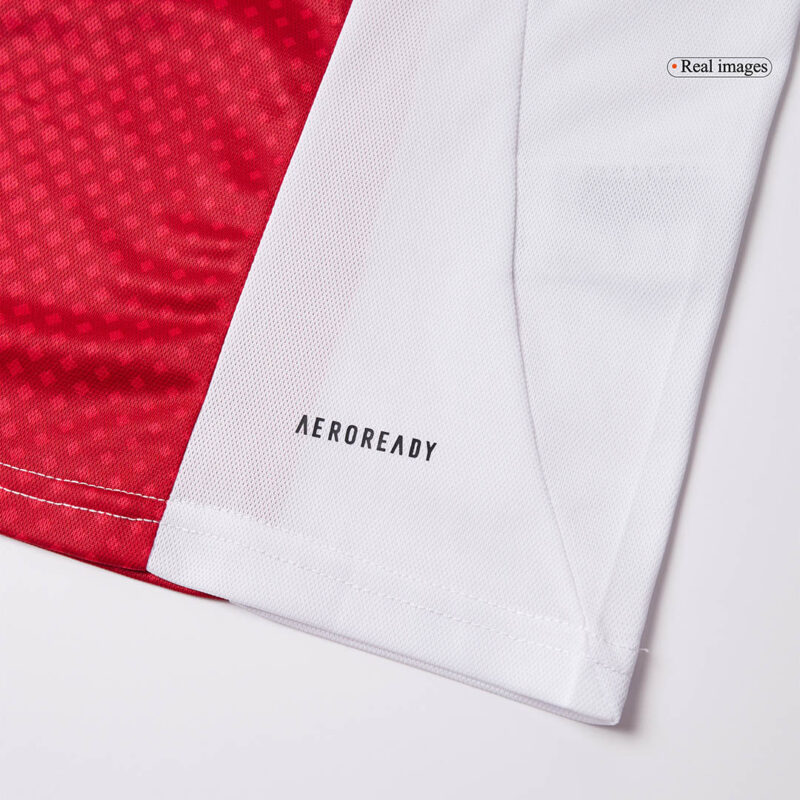 621676_12 Ajax Home Soccer Jersey 2025/26 Red&White