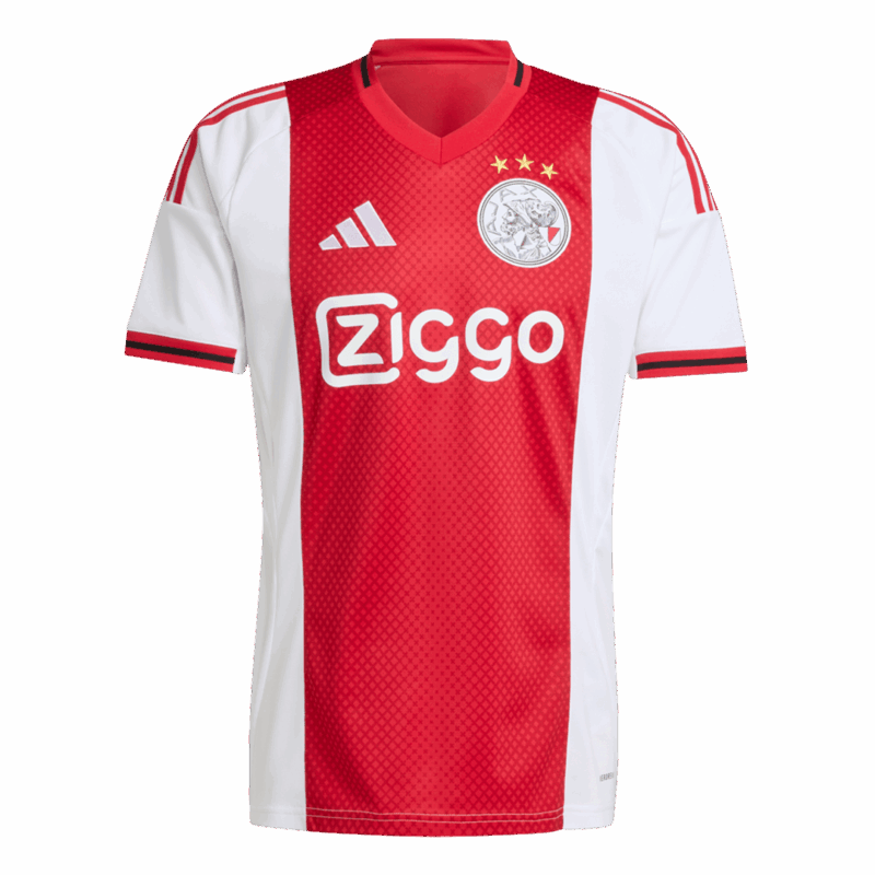621676_4 Ajax Home Soccer Jersey 2025/26 Red&White