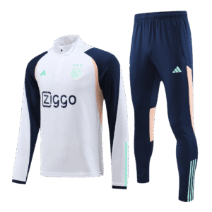 Ajax 1/4 Zip Tracksuit 2023/24 White