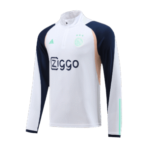 Ajax 1/4 Zip Tracksuit 2023/24 White