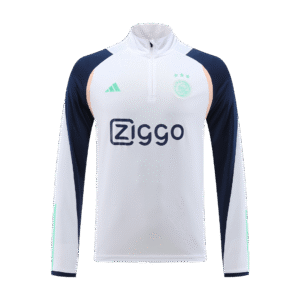 Ajax 1/4 Zip Tracksuit 2023/24 White