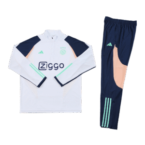 Ajax 1/4 Zip Tracksuit 2023/24 White