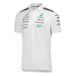 Mercedes AMG Petronas F1 2025 Team Polo White