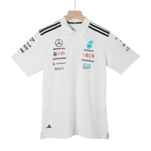 Mercedes AMG Petronas F1 2025 Team Polo White