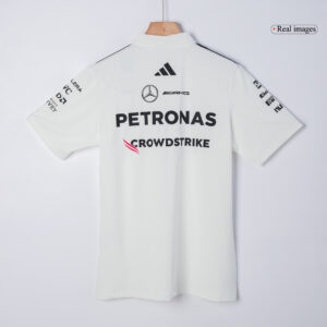 Mercedes AMG Petronas F1 2025 Team Polo White