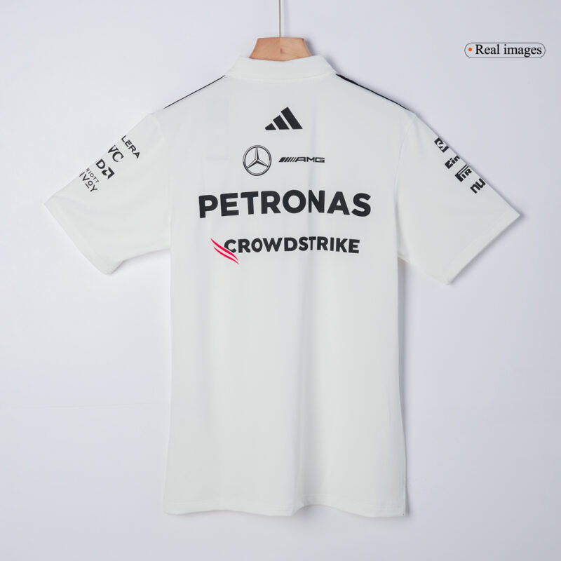 Mercedes AMG Petronas F1 2025 Team Polo White
