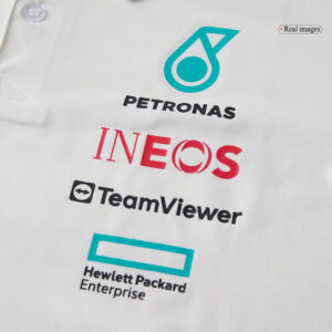 Mercedes AMG Petronas F1 2025 Team Polo White