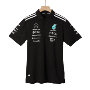 Mercedes AMG Petronas F1 2025 Team Polo Black