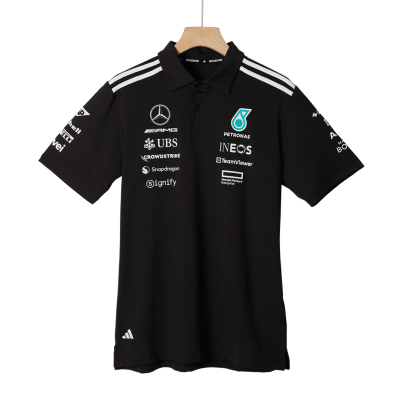 Mercedes AMG Petronas F1 2025 Team Polo Black