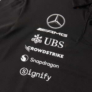 Mercedes AMG Petronas F1 2025 Team Polo Black