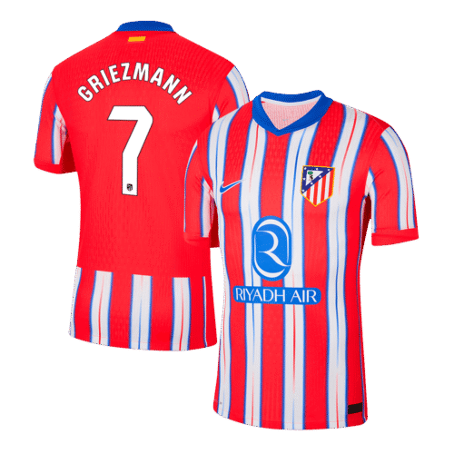 GRIEZMANN #7 Atletico Madrid Home Authentic Soccer Jersey 2024/25