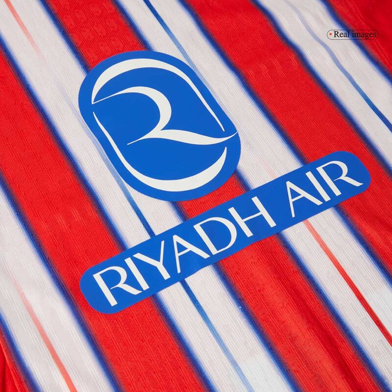 J.ALVAREZ #19 Atletico Madrid Home Authentic Soccer Jersey 2024/25