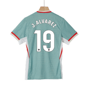 J.ALVAREZ #19 Atletico Madrid Away Authentic Soccer Jersey 2024/25