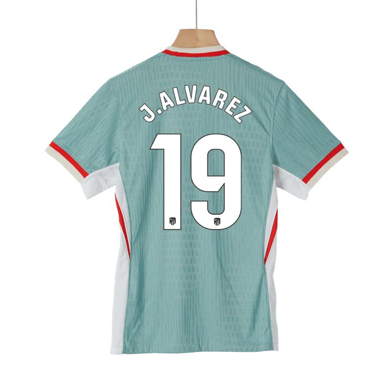 J.ALVAREZ #19 Atletico Madrid Away Authentic Soccer Jersey 2024/25