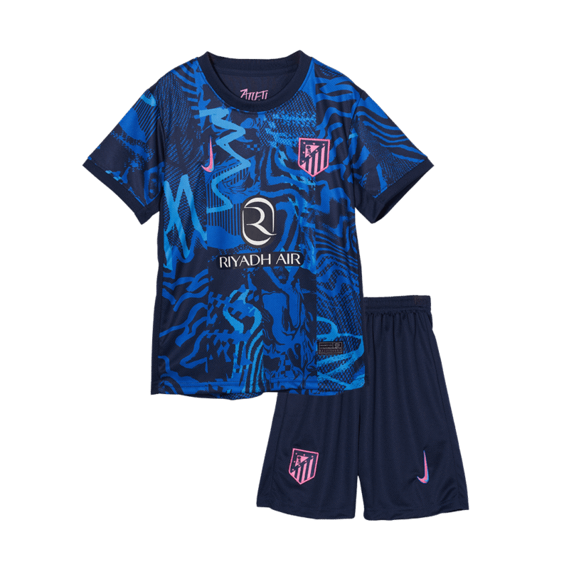 Atletico Madrid Third Away Kids Soccer Jerseys Kit 2024/25
