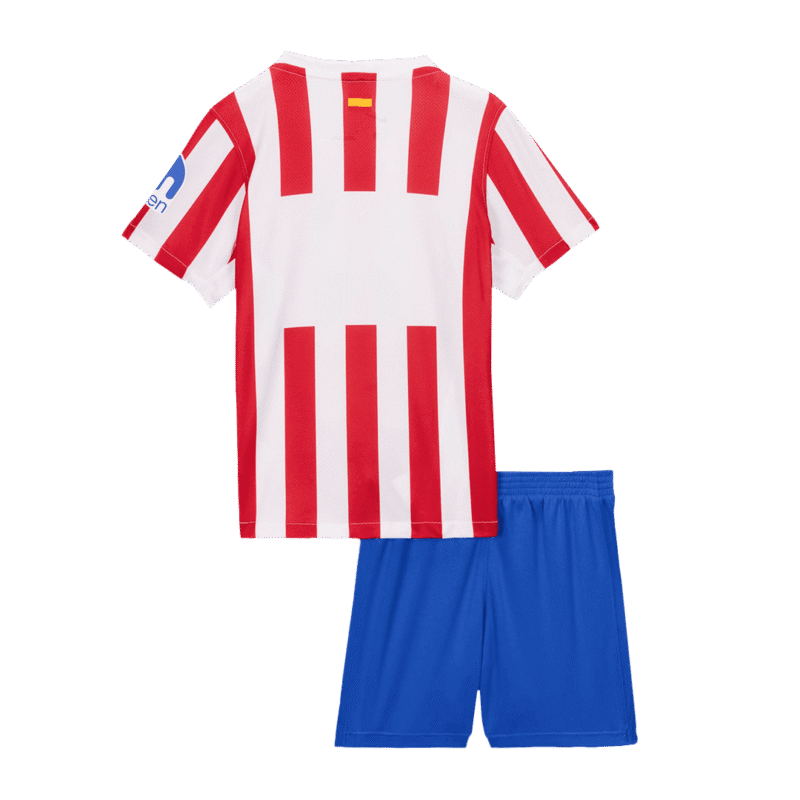 Atletico Madrid Home Kids Soccer Jerseys Kit 2025/26