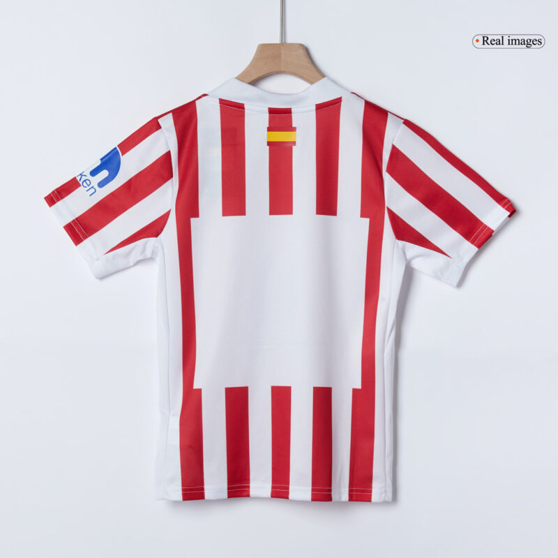 Atletico Madrid Home Kids Soccer Jerseys Kit 2025/26