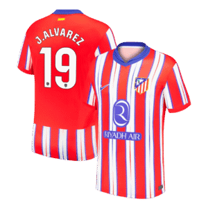 J.ALVAREZ #19 Atletico Madrid Home Soccer Jersey 2024/25