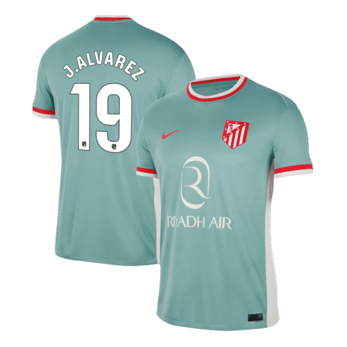 J.ALVAREZ #19 Atletico Madrid Away Soccer Jersey 2024/25