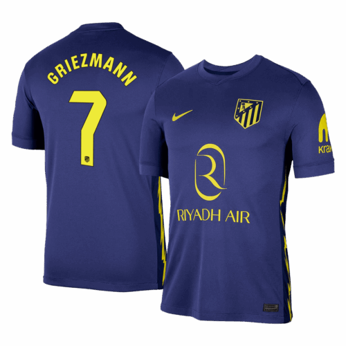 Atletico Madrid GRIEZMANN #7 Away Soccer Jersey 2025/26