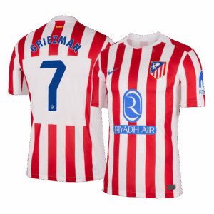 Atletico Madrid GRIEZMANN #7 Home Soccer Jersey 2025/26