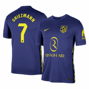Atletico Madrid GRIEZMANN #7 Away Soccer Jersey 2025/26