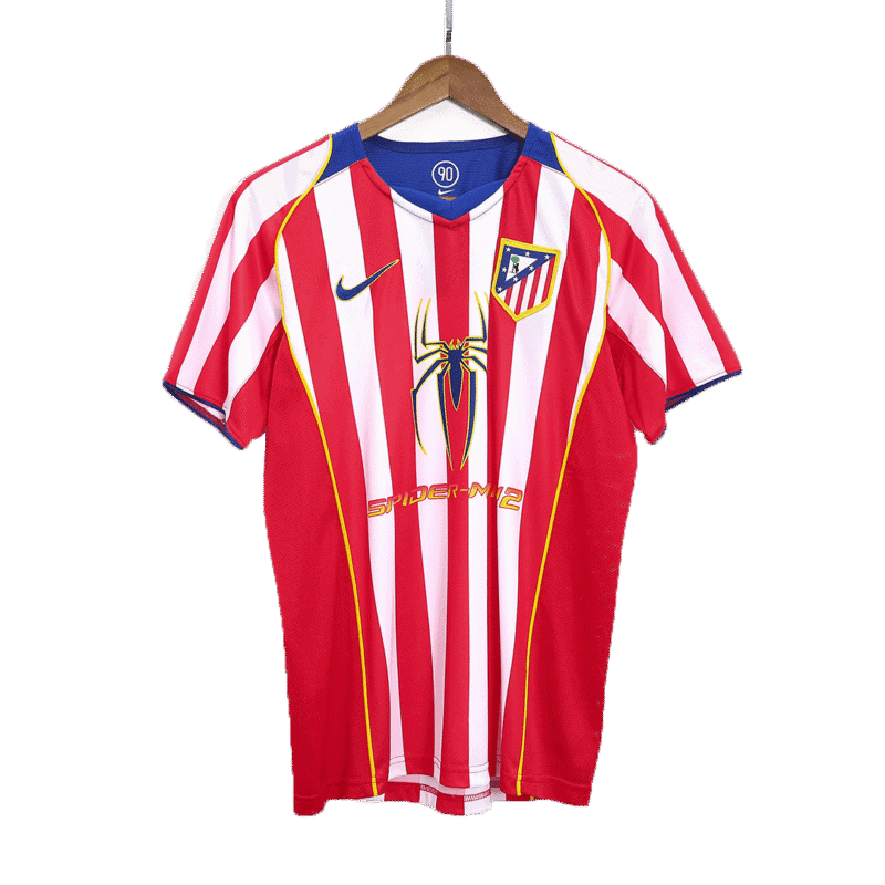 Vintage Soccer Jersey Atletico Madrid Home 2004/05