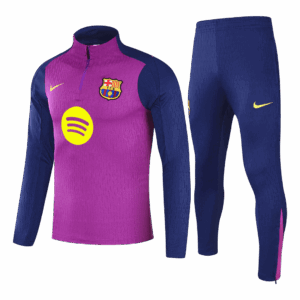 Kids Barcelona Zipper Training Jacket Kit(Jacket+Pants) 2025/26