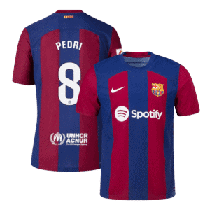PEDRI #8 Barcelona Home Authentic Jersey 2023/24