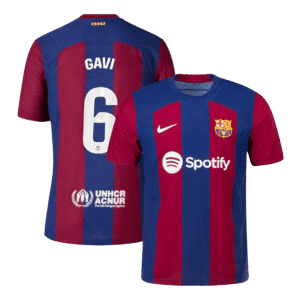 GAVI #6 Barcelona Home Authentic Jersey 2023/24