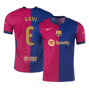 GAVI #6 Barcelona Home Authentic Soccer Jersey 2024/25