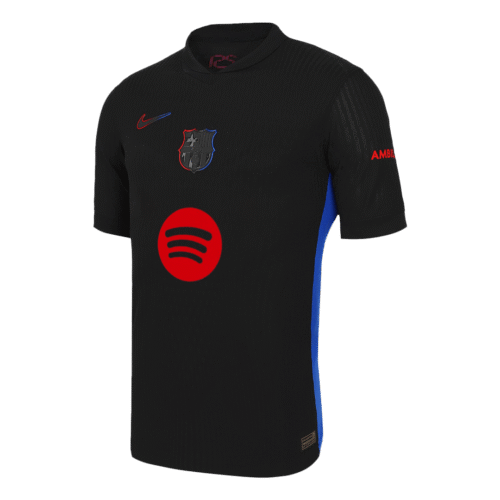 Barcelona Away Authentic Soccer Jersey 2024/25 - Spotify Logo Without Text