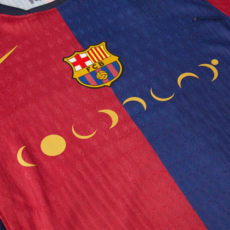 Barcelona Home Authentic Soccer Jersey 2024/25 - COLDPLAY